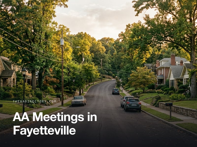 AA meetings in Fayetteville, Arkansas