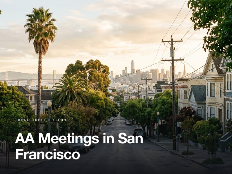 AA meetings in San Francisco, California