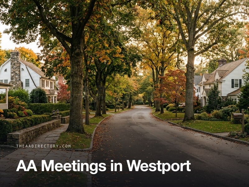 AA meetings in Westport, Connecticut