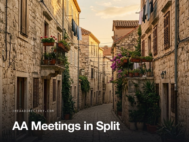 AA meetings in Split, Croatia
