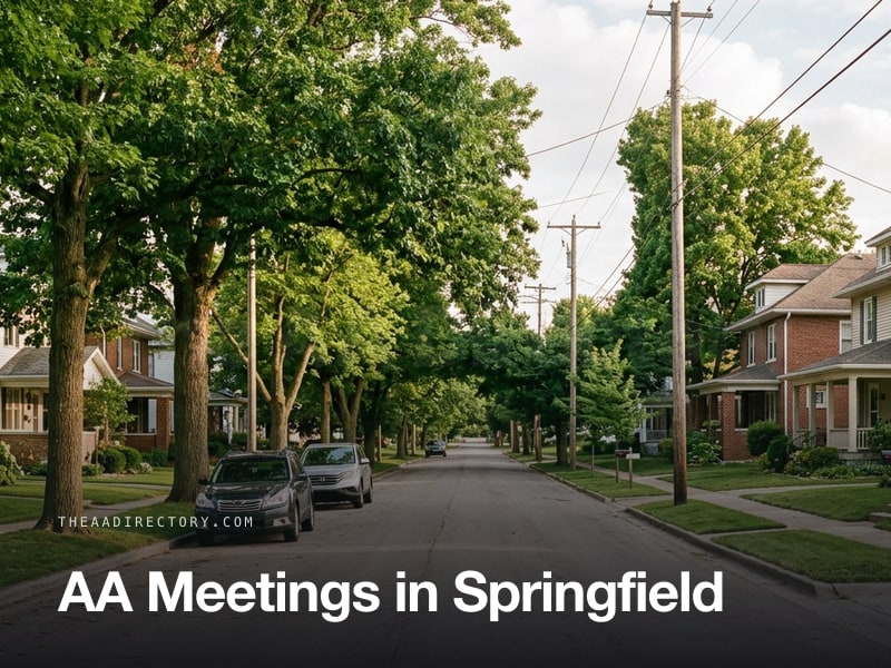 AA meetings in Springfield, Illinois