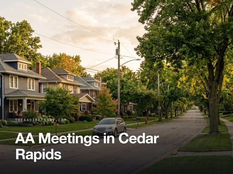 AA meetings in Cedar Rapids, Iowa