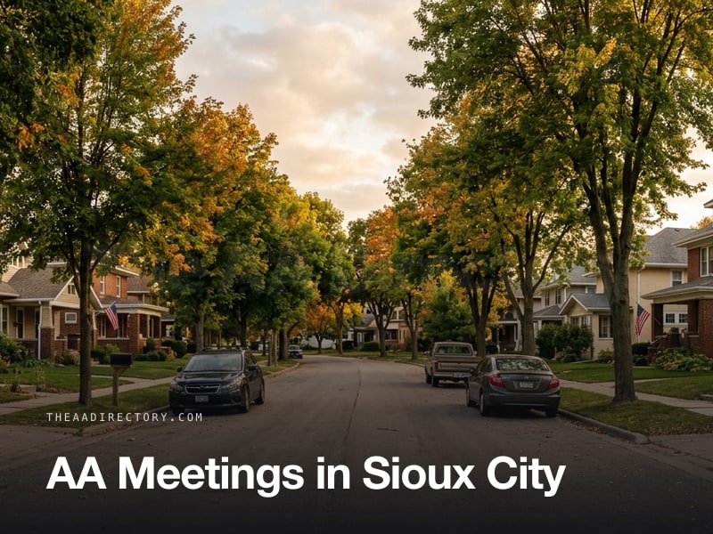 AA meetings in Sioux City, Iowa