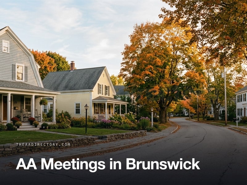 AA meetings in Brunswick, Maine