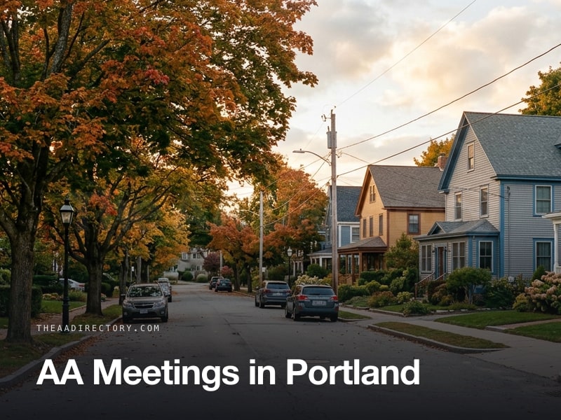 AA meetings in Portland, Maine