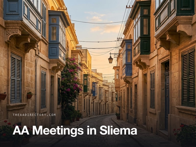 AA meetings in Sliema, Malta