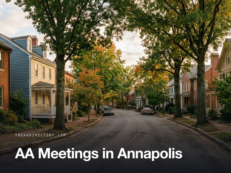 AA meetings in Annapolis, Maryland