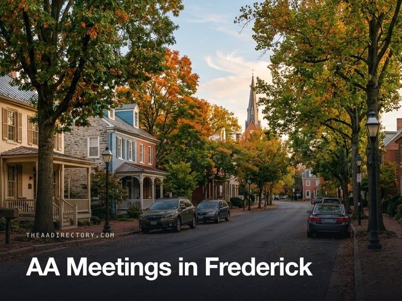 AA meetings in Frederick, Maryland