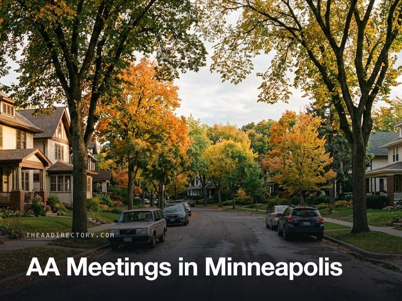 AA meetings in Minneapolis, Minnesota