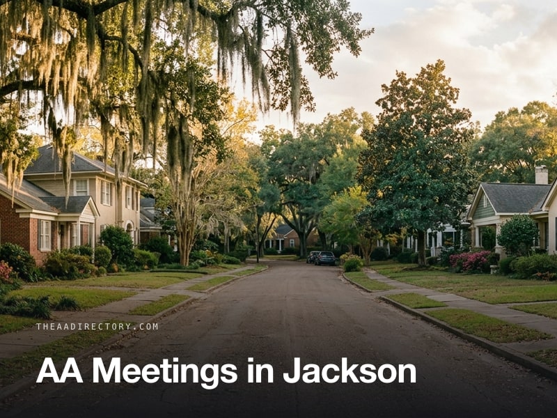 AA meetings in Jackson, Mississippi