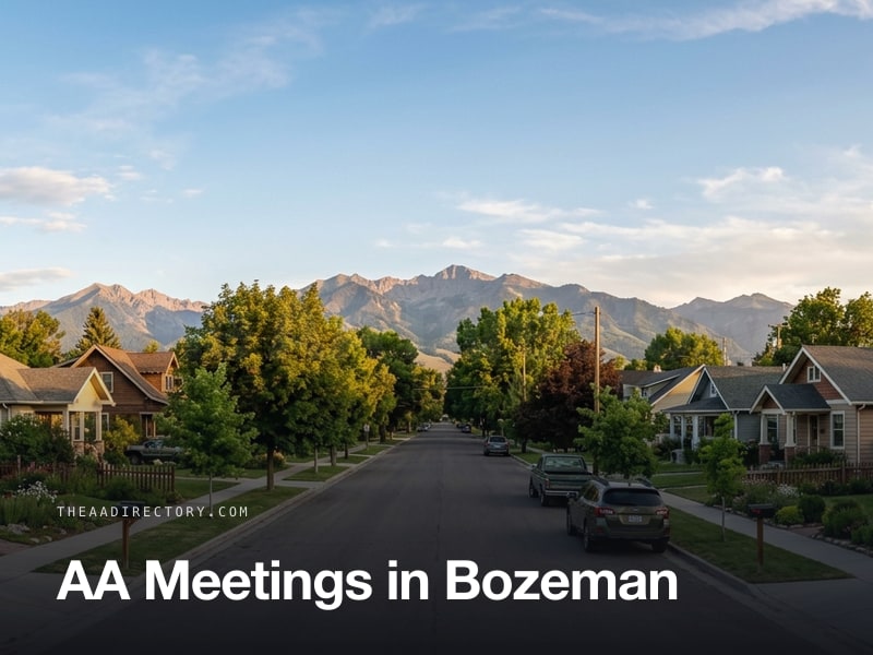AA meetings in Bozeman, Montana