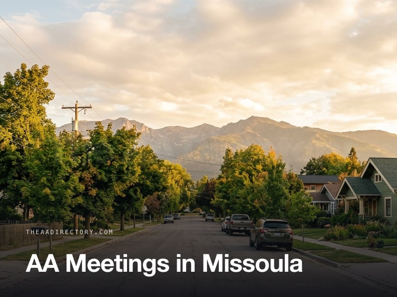 AA meetings in Missoula, Montana