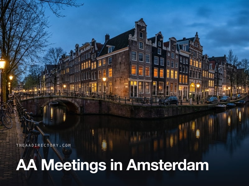 AA meetings in Amsterdam, Netherlands