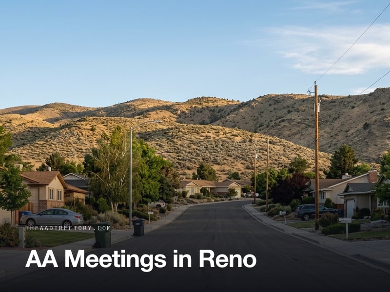 AA meetings in Reno, Nevada
