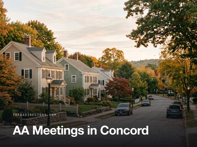 AA meetings in Concord, New Hampshire