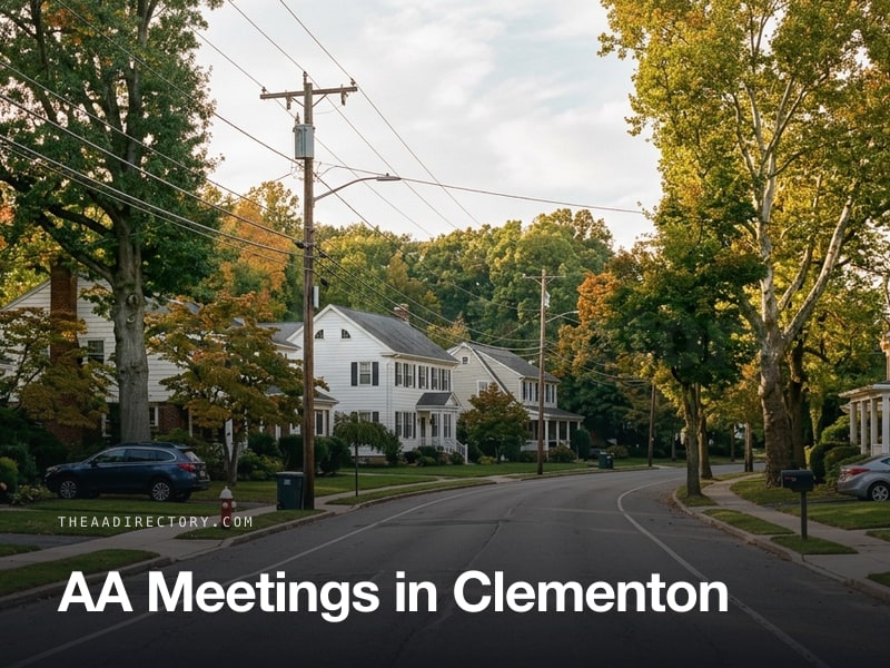 AA meetings in Clementon, New Jersey