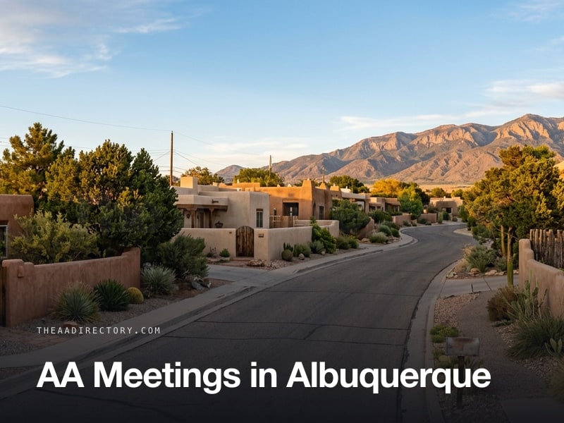 AA meetings in Albuquerque, New Mexico