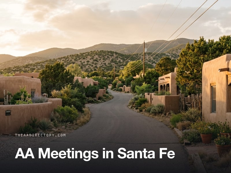 AA meetings in Santa Fe, New Mexico