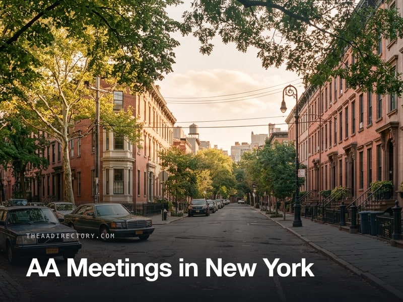 AA meetings in New York, New York