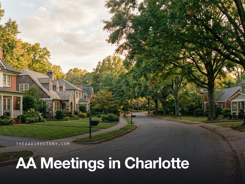 AA meetings in Charlotte, North Carolina