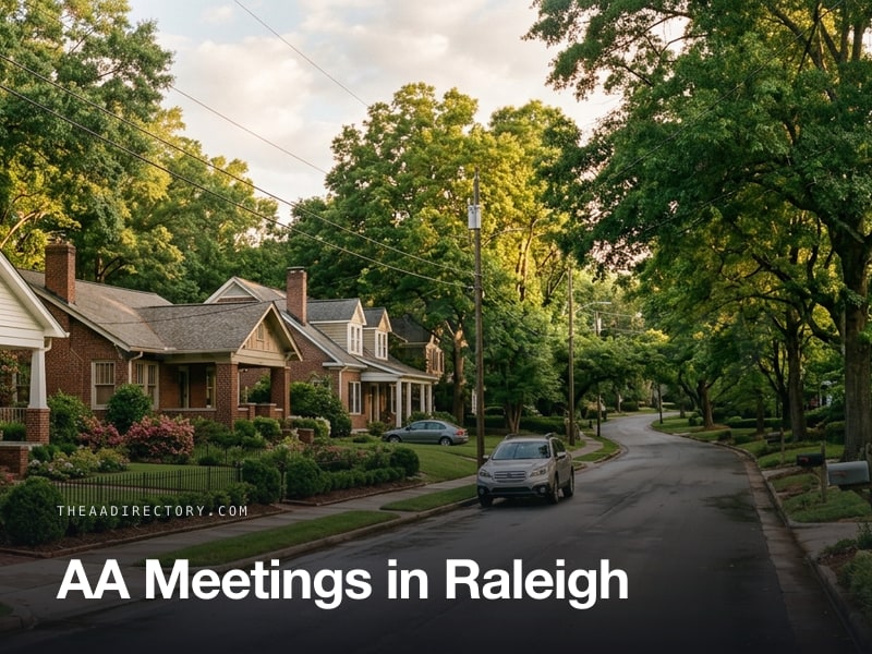 AA meetings in Raleigh, North Carolina