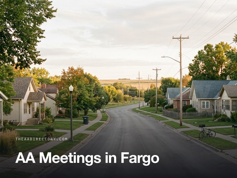 AA meetings in Fargo, North Dakota