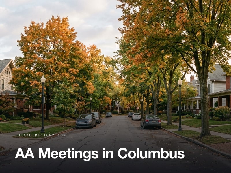 AA meetings in Columbus, Ohio