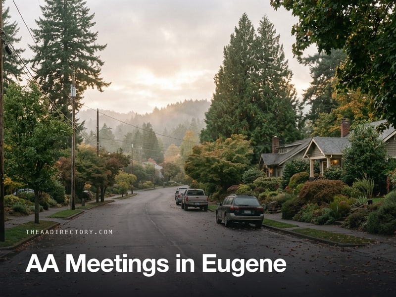 AA meetings in Eugene, Oregon