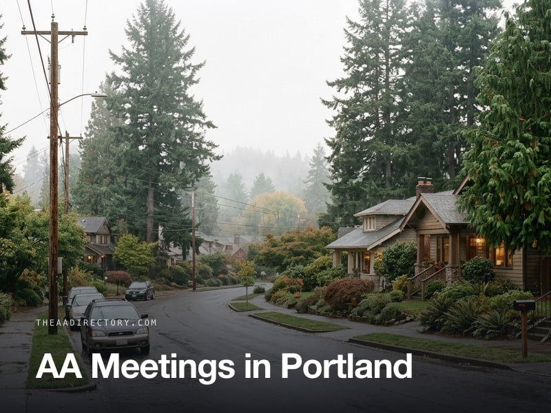 AA meetings in Portland, Oregon