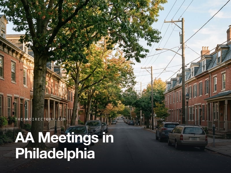 AA meetings in Philadelphia, Pennsylvania