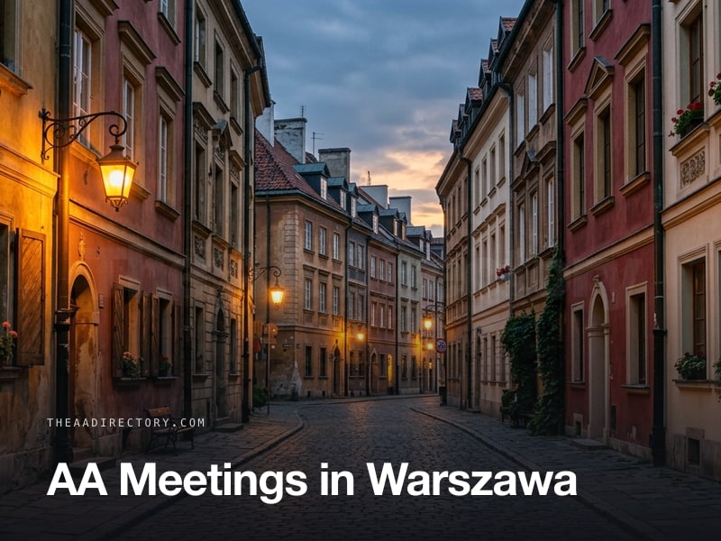 AA meetings in Warszawa, Poland