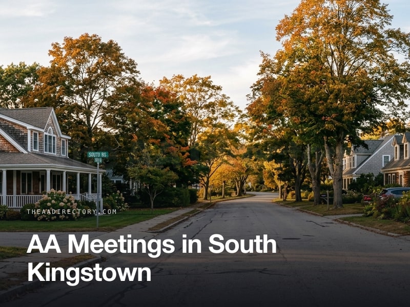 AA meetings in South Kingstown, Rhode Island