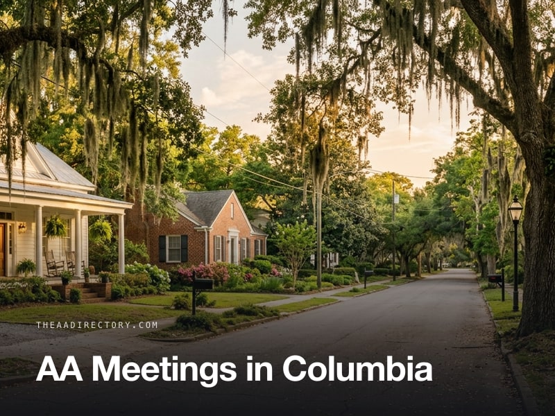 AA meetings in Columbia, South Carolina