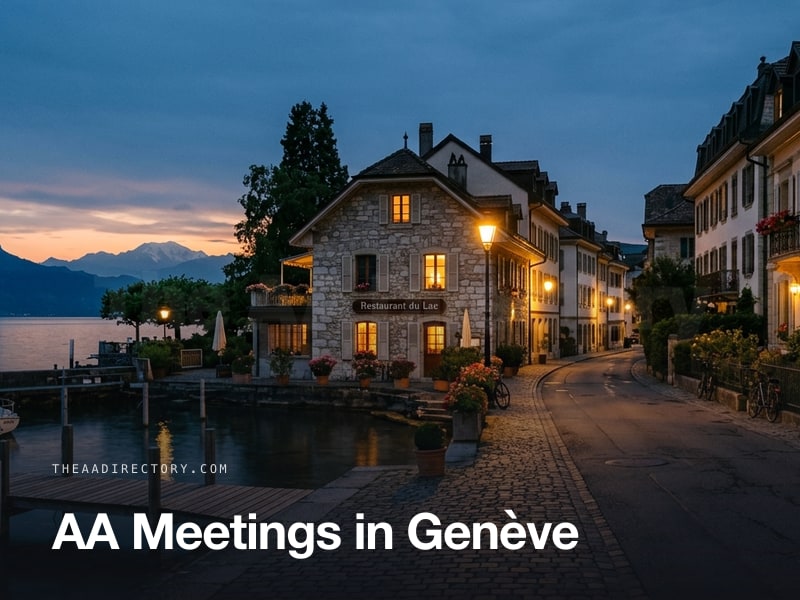 AA meetings in Genève, Switzerland