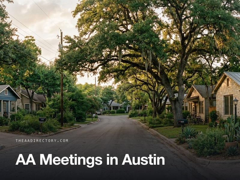 AA meetings in Austin, Texas