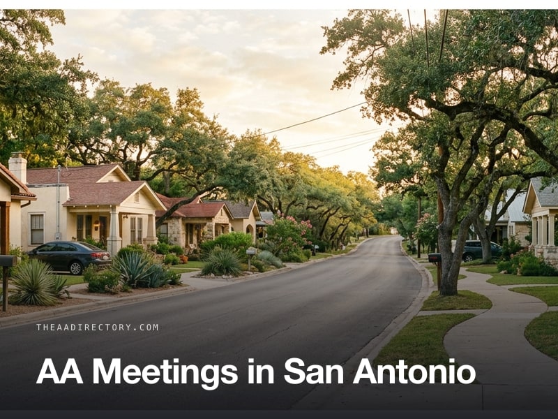 AA meetings in San Antonio, Texas