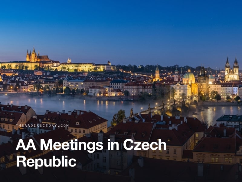 AA meetings across the Czech Republic
