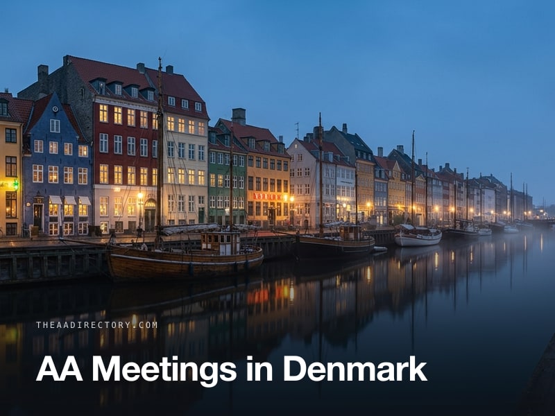 AA meetings across Denmark