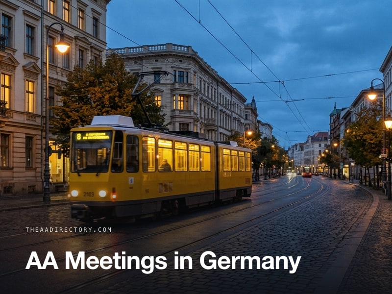 AA meetings across Germany
