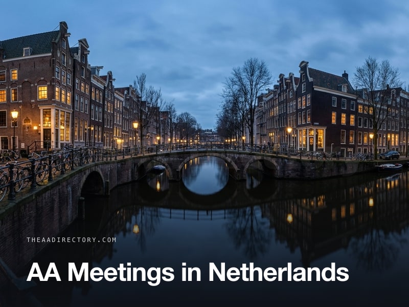 AA meetings across the Netherlands