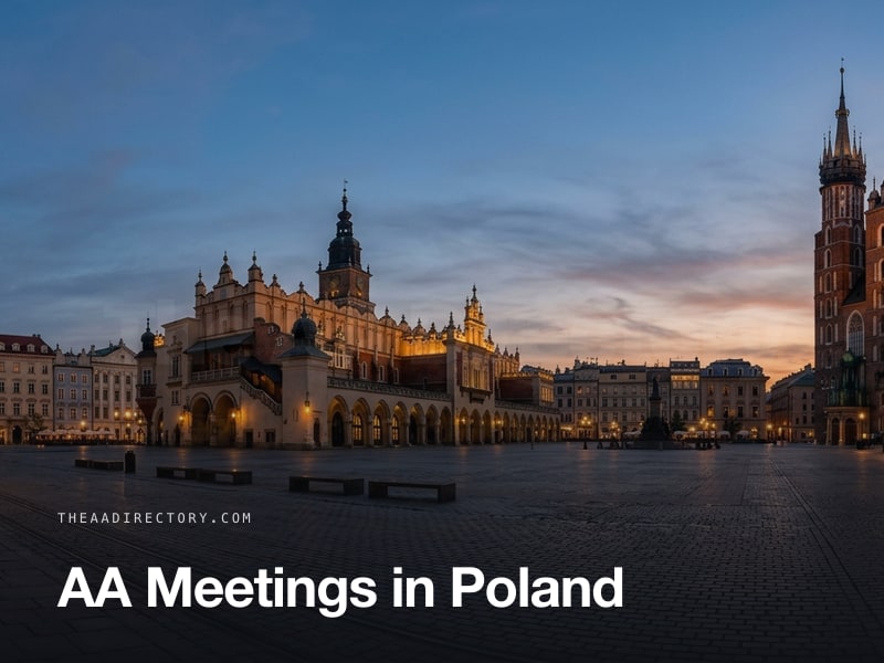 AA meetings across Poland