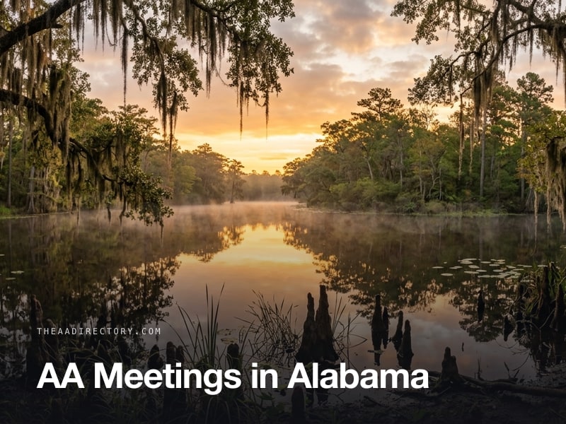 AA meetings across Alabama