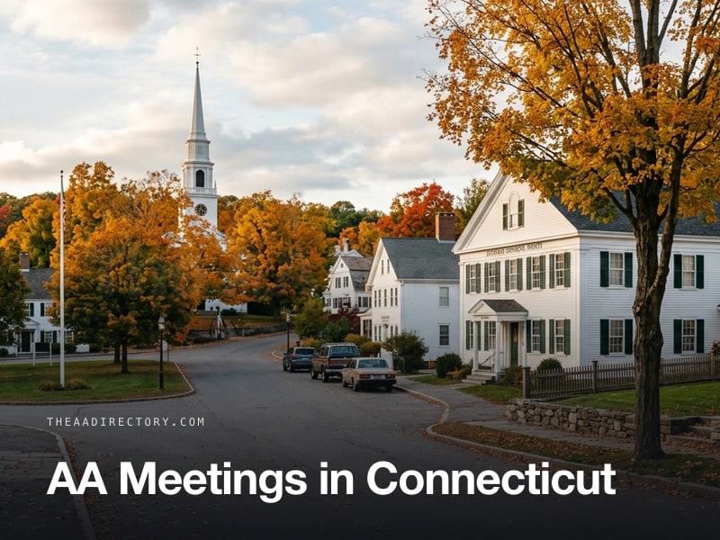 AA meetings across Connecticut