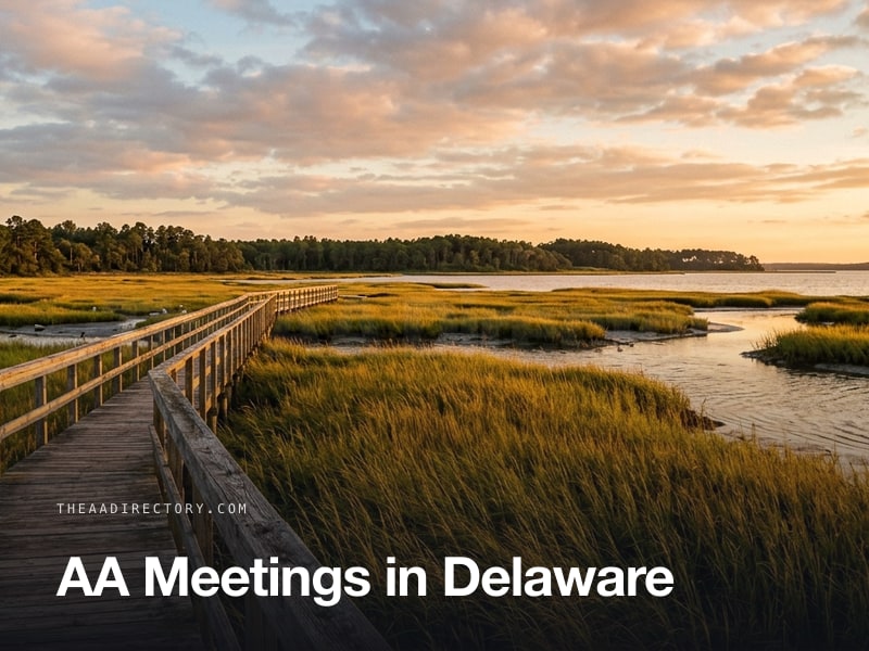 AA meetings across Delaware