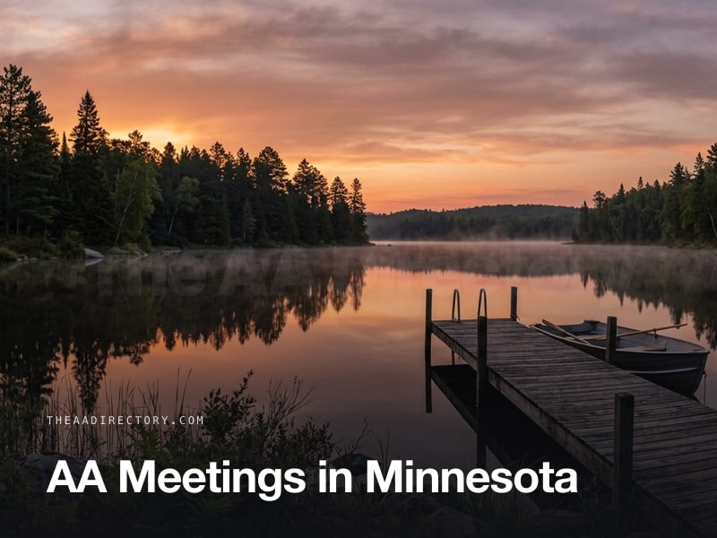 AA meetings across Minnesota