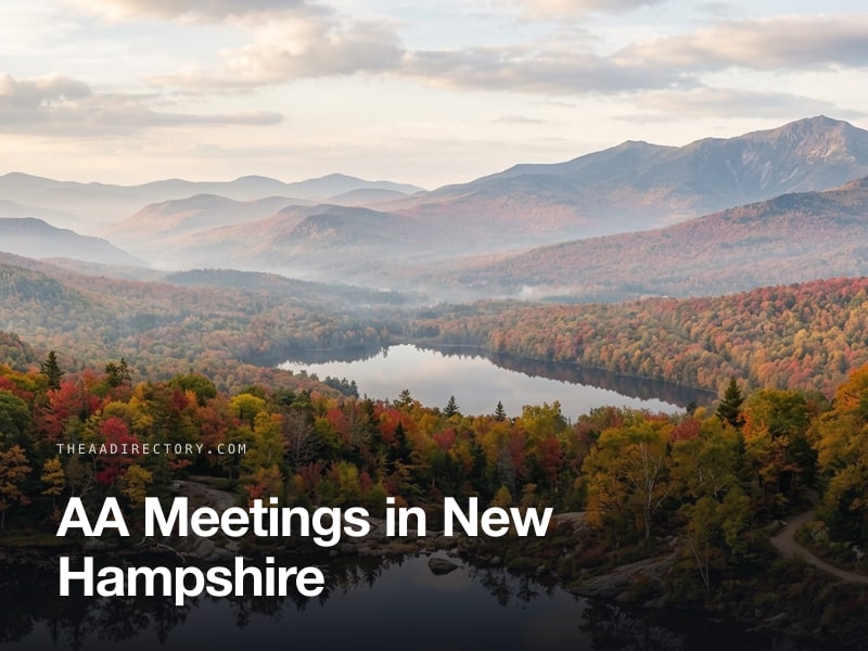AA meetings across New Hampshire