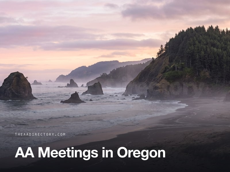 AA meetings across Oregon
